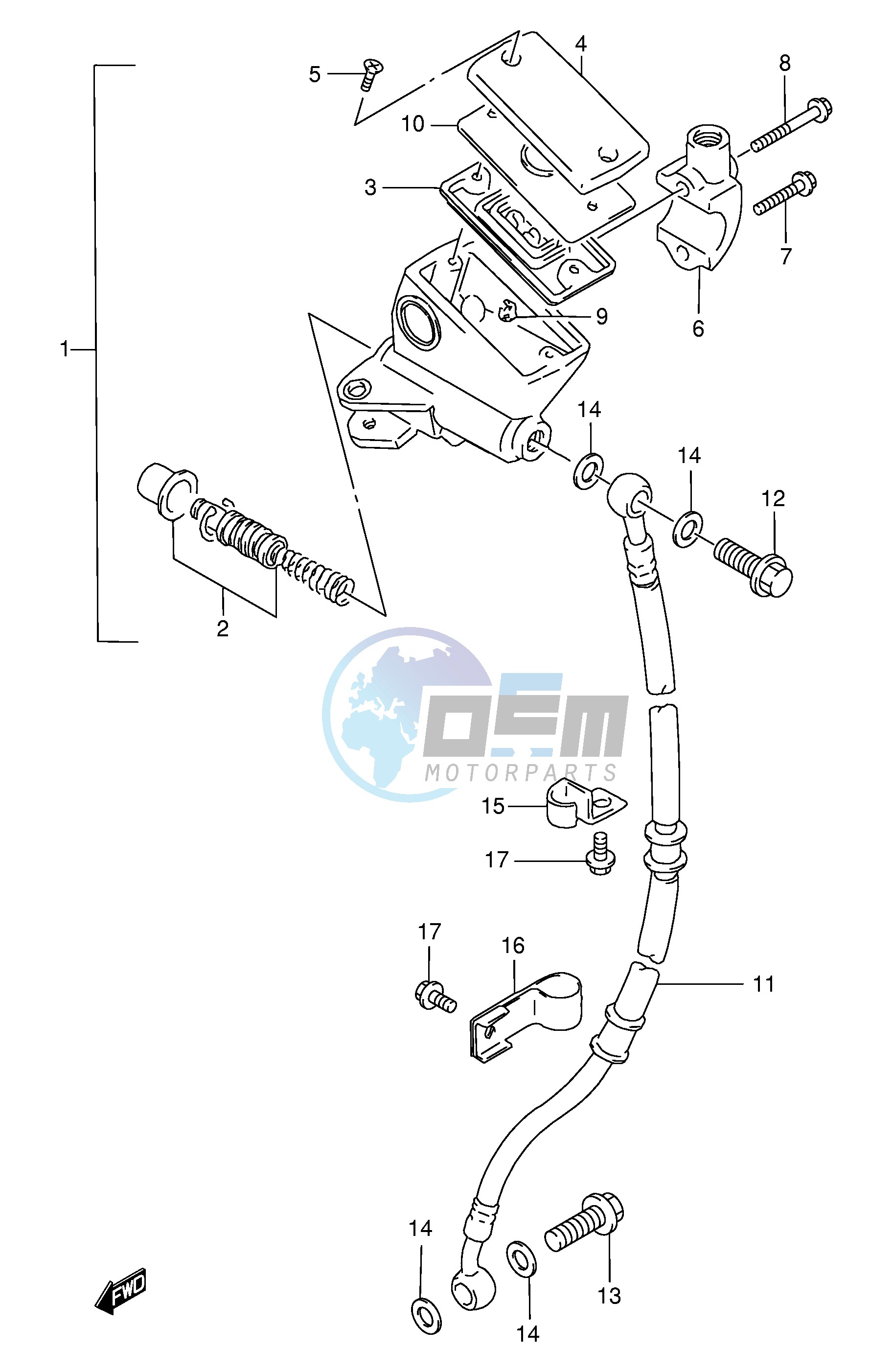 FRONT MASTER CYLINDER