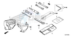 CRF1000DG CRF1000 - Africa Twin - Dual Clutch Europe Direct - (ED) drawing TOOL