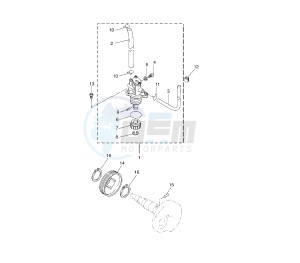 BW'S EASY 50 drawing OIL PUMP