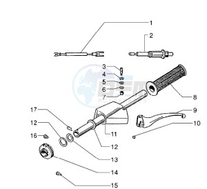 PX 150 E drawing Gear speed grip