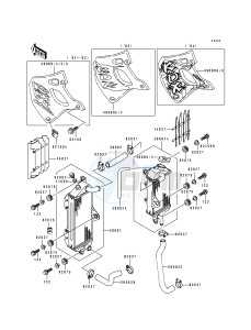 KDX 250 D [KDX250] (D1-D4) [KDX250] drawing RADIATOR