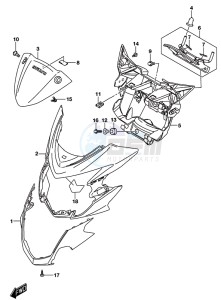 GSX-S750A drawing HEADLAMP HOUSING