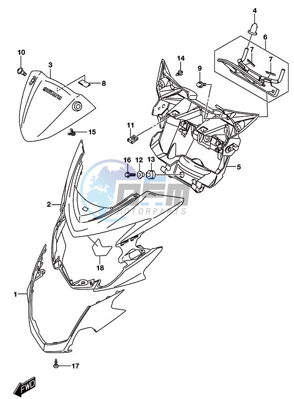 HEADLAMP HOUSING