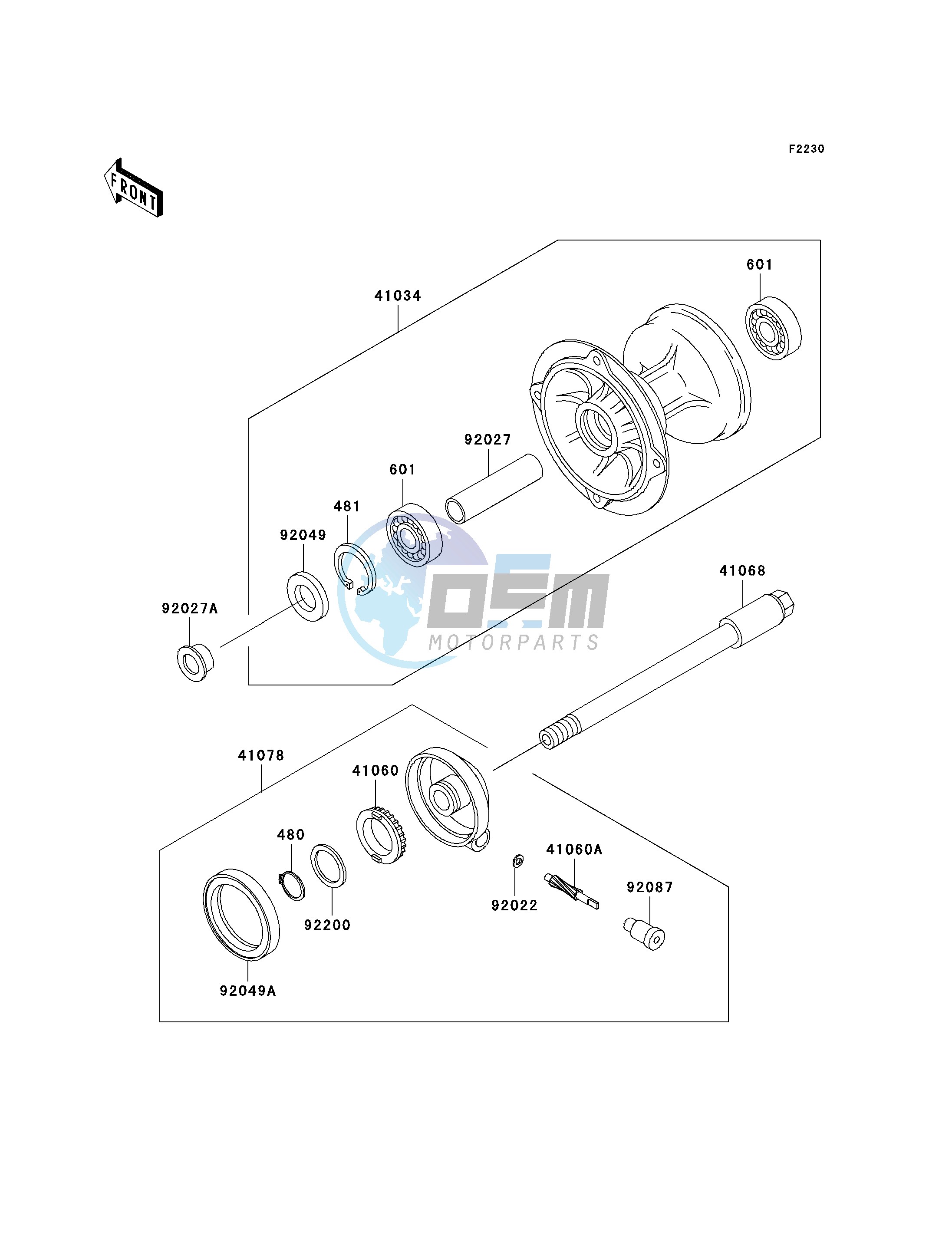 FRONT HUB