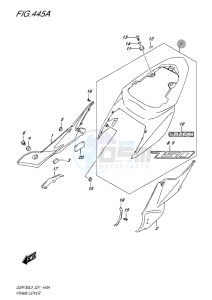 GSR750 drawing FRAME COVER L5