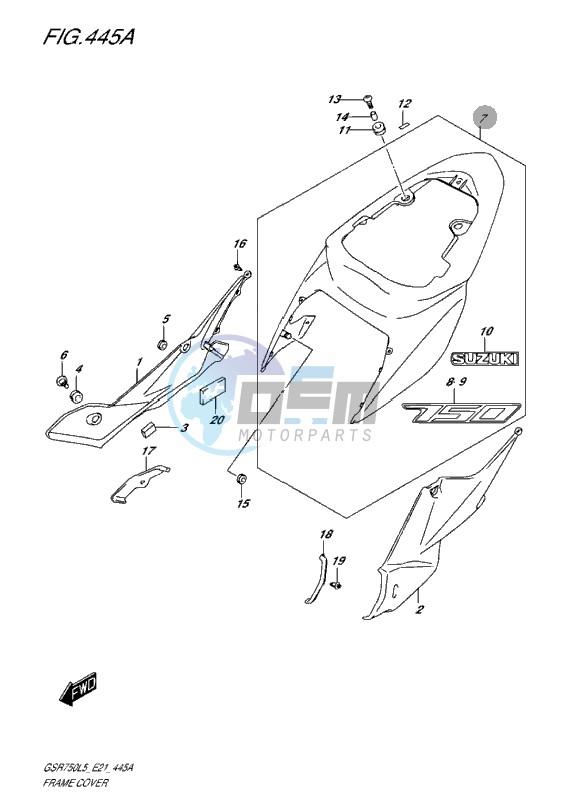 FRAME COVER L5