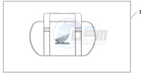 GL18009 NZ / AB NAV - (NZ / AB NAV) drawing SADDLEBAG COOLER