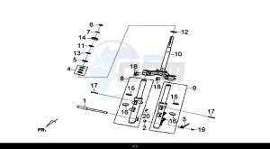 CRUISYM 300 (LV30W1-EU) (L8-M0) drawing STRG. STEM