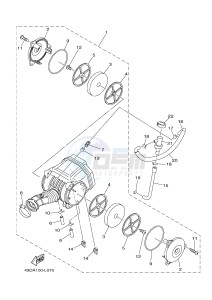 YFM90R (43DB 43DC 43DA 43DA) drawing INTAKE