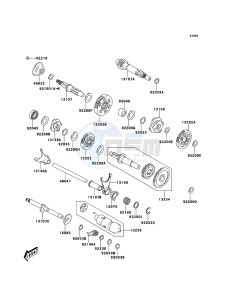 KVF300 KVF300CDF EU drawing Transmission