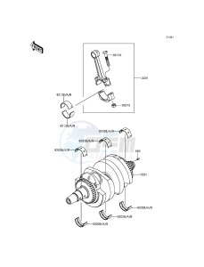 VULCAN S ABS EN650BGF XX (EU ME A(FRICA) drawing Crankshaft