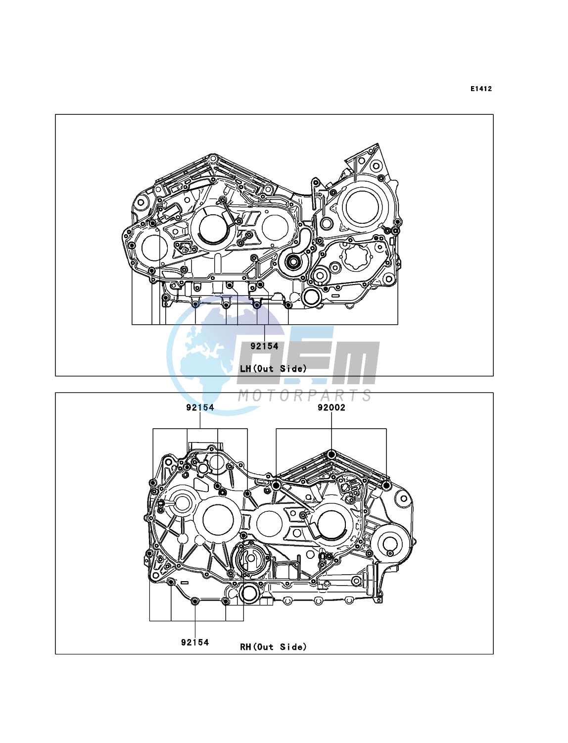 Crankcase Bolt Pattern