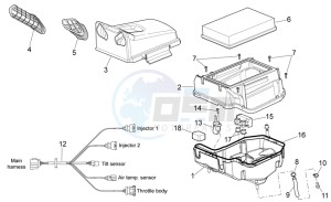 RXV-SXV 450-550 Enduro-Supermotard drawing Air box