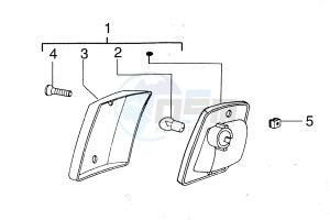 FL2 50 drawing Rear turn indicator