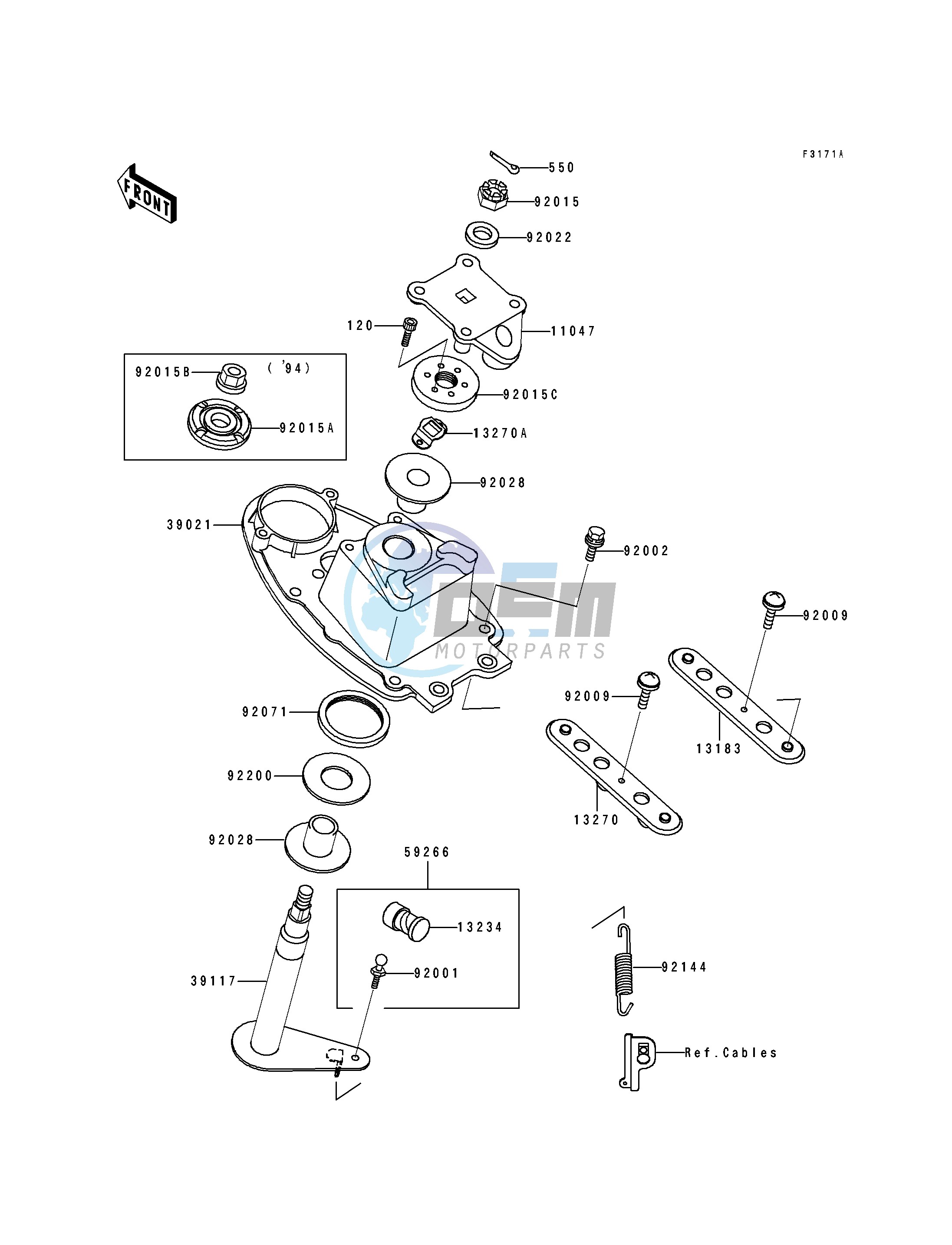 HANDLE POLE-- JH750-B2_B3- -