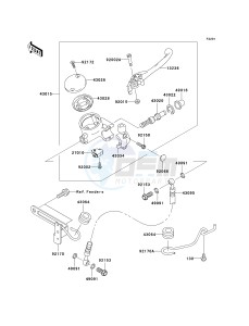 VN 1500 B [VULCAN 88 SE] (B1-B3) N8F drawing FRONT MASTER CYLINDER