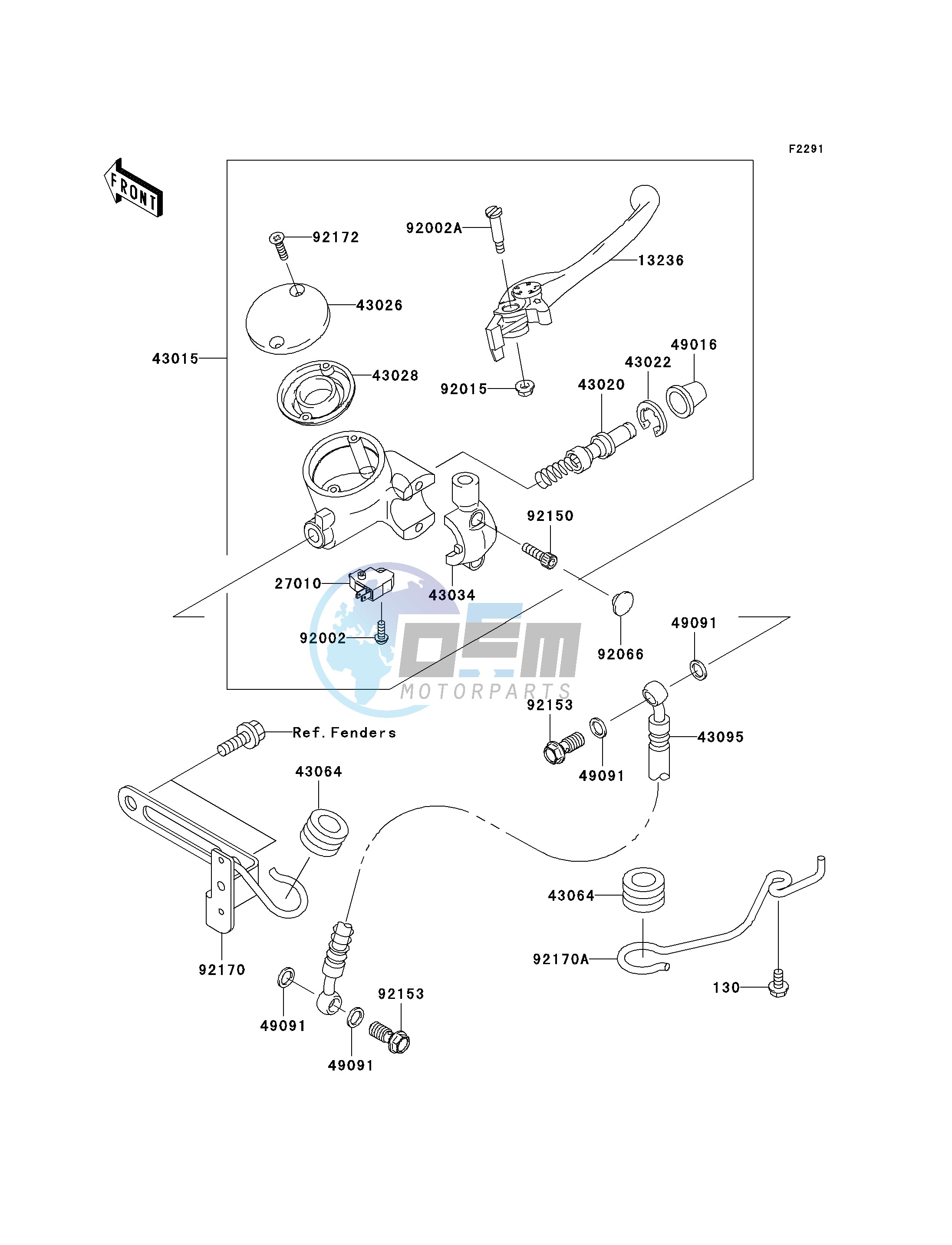 FRONT MASTER CYLINDER