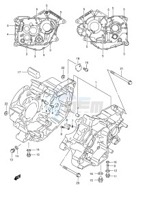 VL250 (E2) drawing CRANKCASE