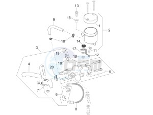 RSV4 1000 Racing Factory L.E. (EMEA, APAC) (AUS, CP, EU, GB, J, MAL, NZ, RI, VN) drawing Front master cilinder