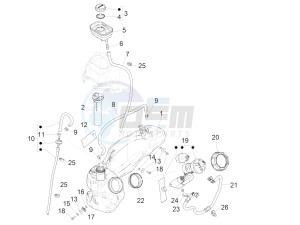 Liberty 125 iGet 4T 3V ie ABS (APAC) drawing Fuel tank