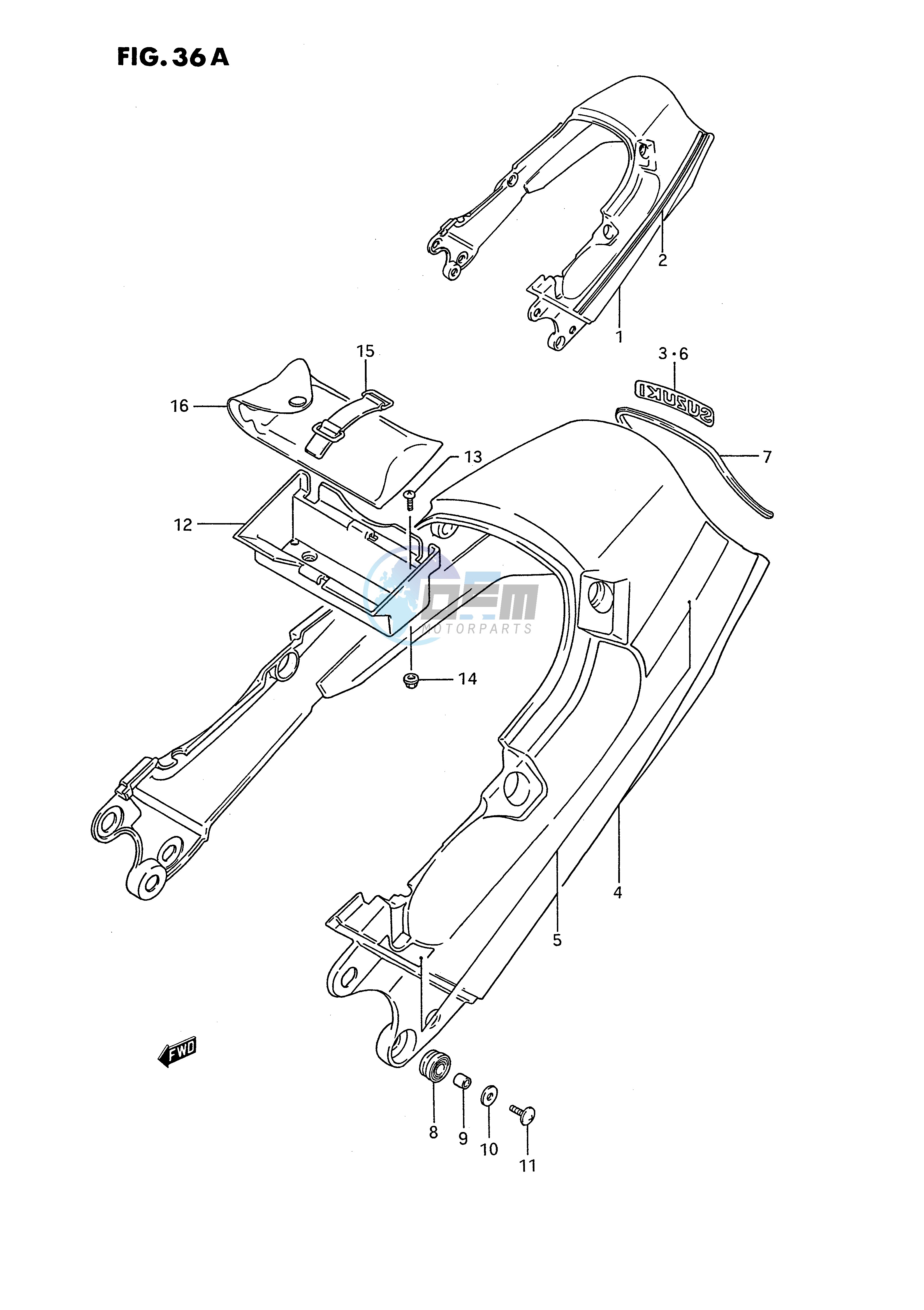 SEAT TAIL COVER (MODEL K)