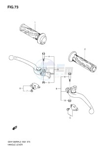 GSX1300R drawing HANDLE LEVER