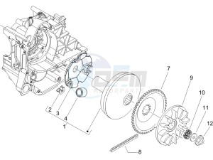 Liberty 50 4t ptt - (D) Germany drawing Driving pulley