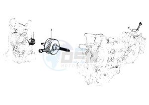 Liberty RST 125 drawing Crankshaft