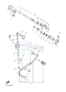 YZF-R1M 998 R1 (2KS1 2KS2) drawing SHIFT SHAFT