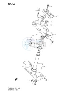 RM-Z 250 drawing STEERING STEM L1