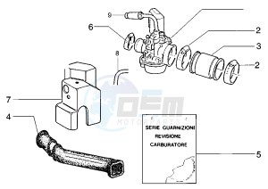 FREE FL 50 drawing Caburetor Assy