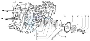 X9 125 Evolution drawing Driving pulley