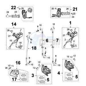 SAT400 drawing BRAKE SYSTEM