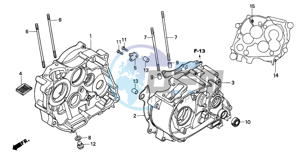 CRANKCASE (CRF100F)