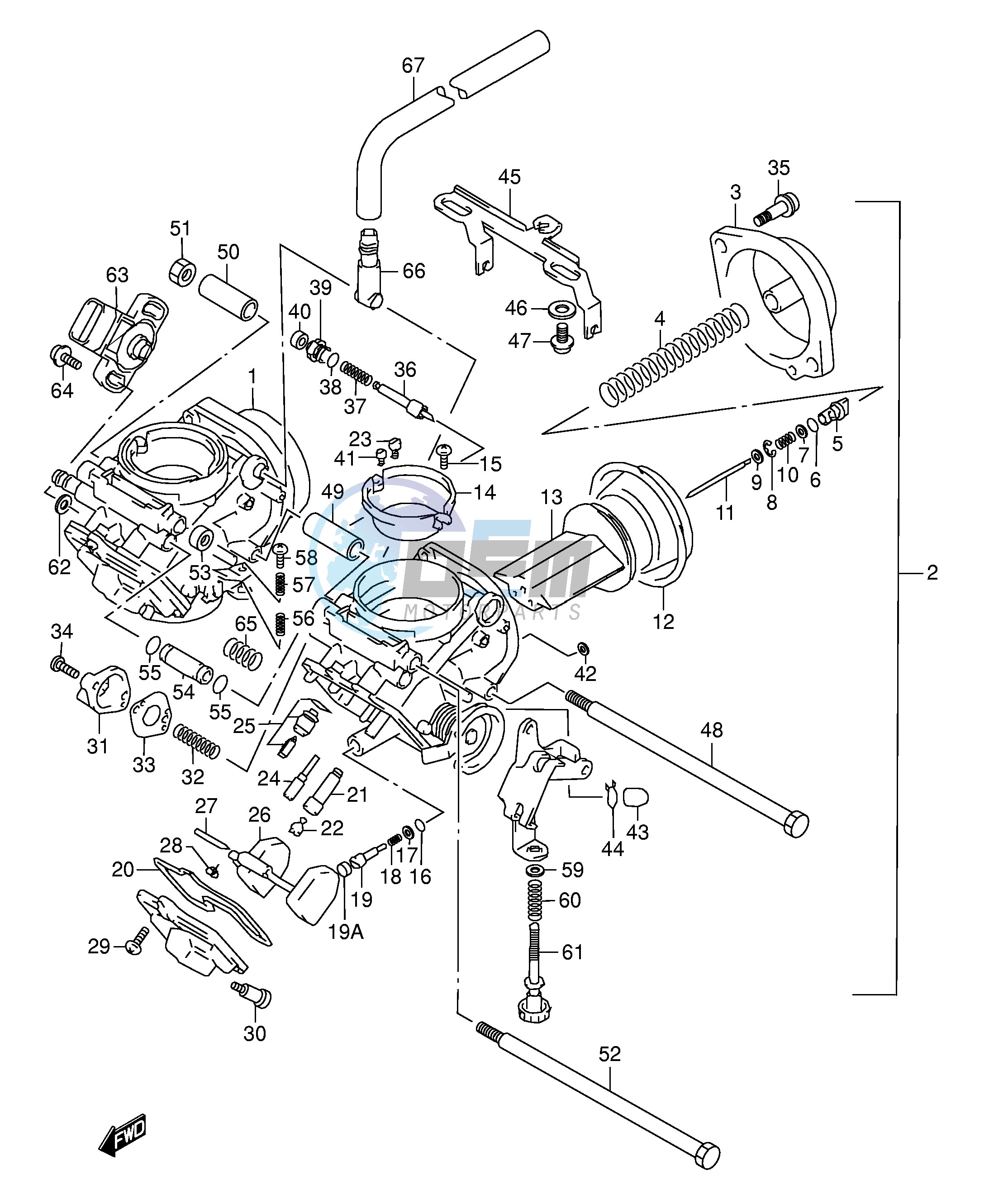 CARBURETOR (MODEL W X Y)