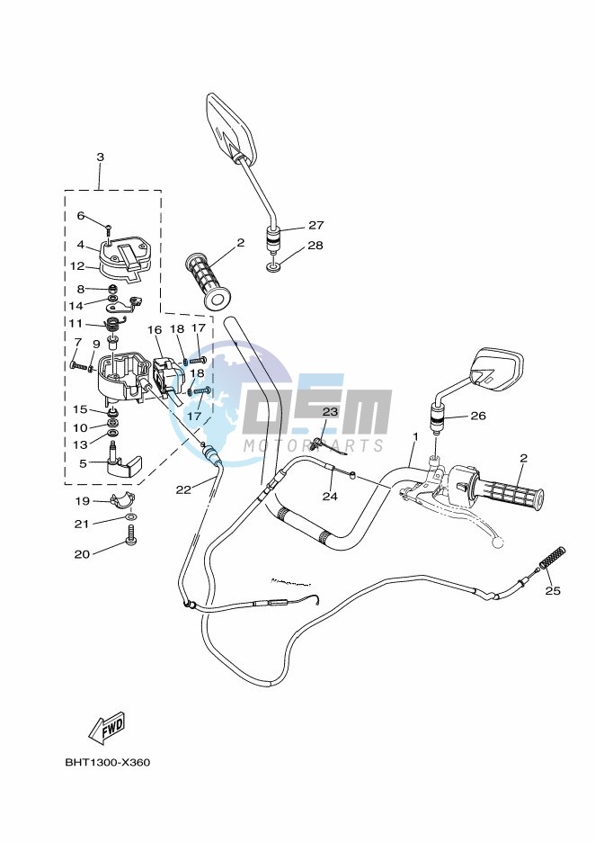 STEERING HANDLE & CABLE