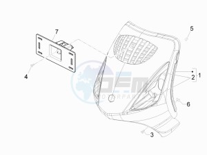 ZIP 100 4T (Vietnam) drawing Front shield