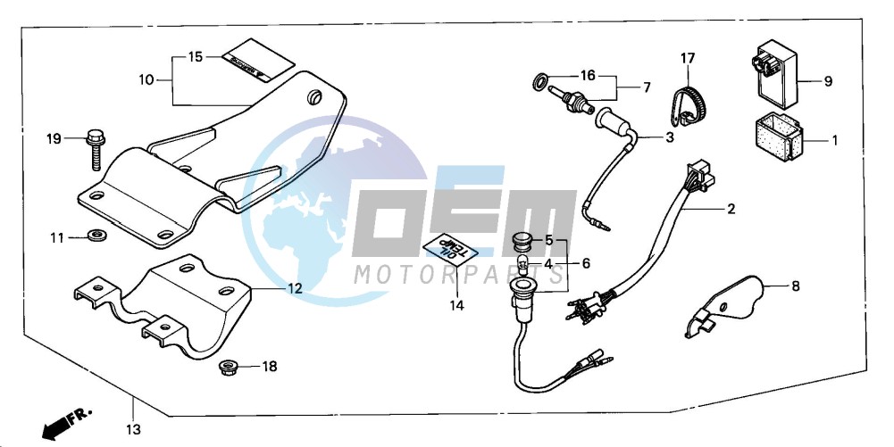 TRAILER HITCH SET ('91-'96)