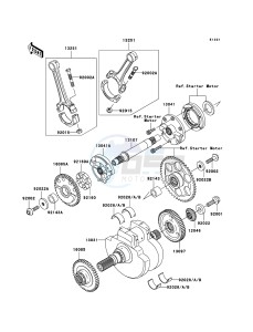 VN1600 CLASSIC TOURER VN1600-D1H GB XX (EU ME A(FRICA) drawing Crankshaft