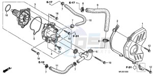 CBR600RRA Australia - (U) drawing WATER PUMP