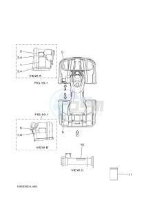 YFM350FWA YFM350DE GRIZZLY 350 4WD (1NSD 1NSE 1NSF) drawing EMBLEM & LABEL 3