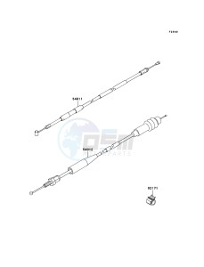 KX125 KX125M7F EU drawing Cables