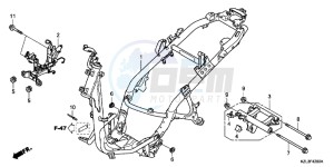 NSC110MPDC drawing FRAME BODY