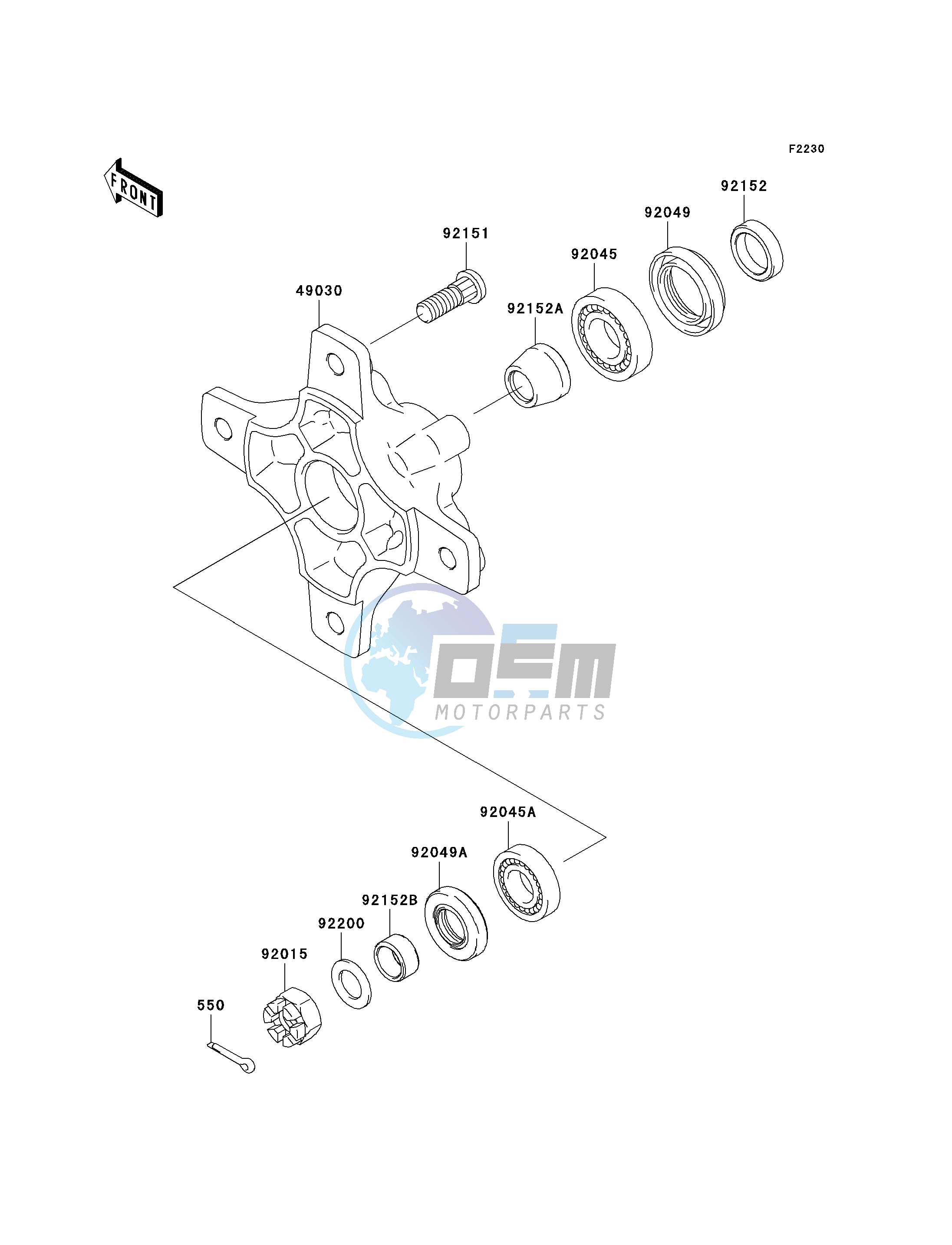 FRONT HUB