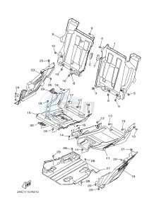 YXZ1000R SS YXZ10YESJ YXZ1000R SS (B0F3) drawing SIDE COVER