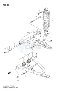 LT-A750X (P17) drawing FRONT SUSPENSION ARM