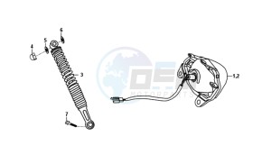 ORBIT 50 drawing TAIL LIGHT - REAR SUSPENSION