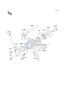 AN 112 D (D2-D3) drawing GEAR CHANGE DRUM_SHIFT FORK-- S- -