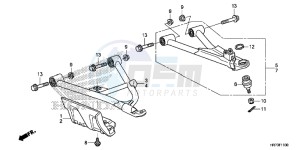 TRX420FA6F TRX420F Australia - (U) drawing FRONT ARM