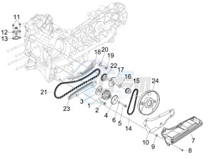 MP3 300 LT Sport ABS drawing Oil pump